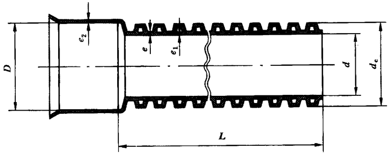立筋式中空壁钢塑复合缠绕管 立筋式中空壁钢塑复合缠绕管