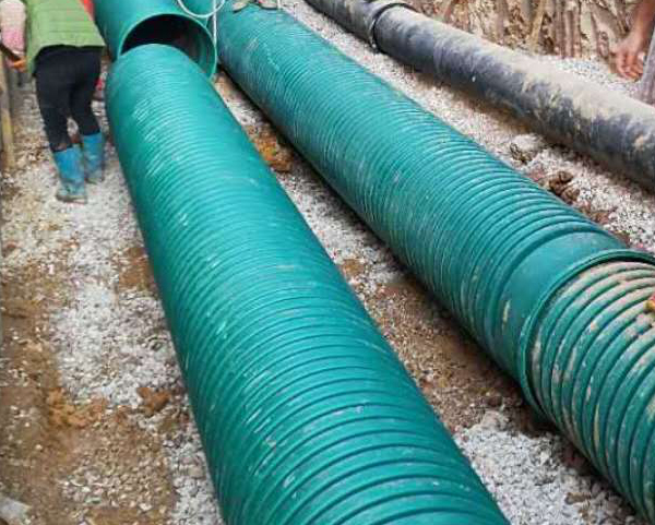 立筋式中空壁钢塑复合缠绕管